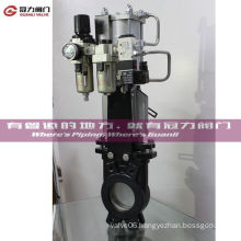 Pneumatic Operated Knife Gate Valve with ISO Ce API Certificates